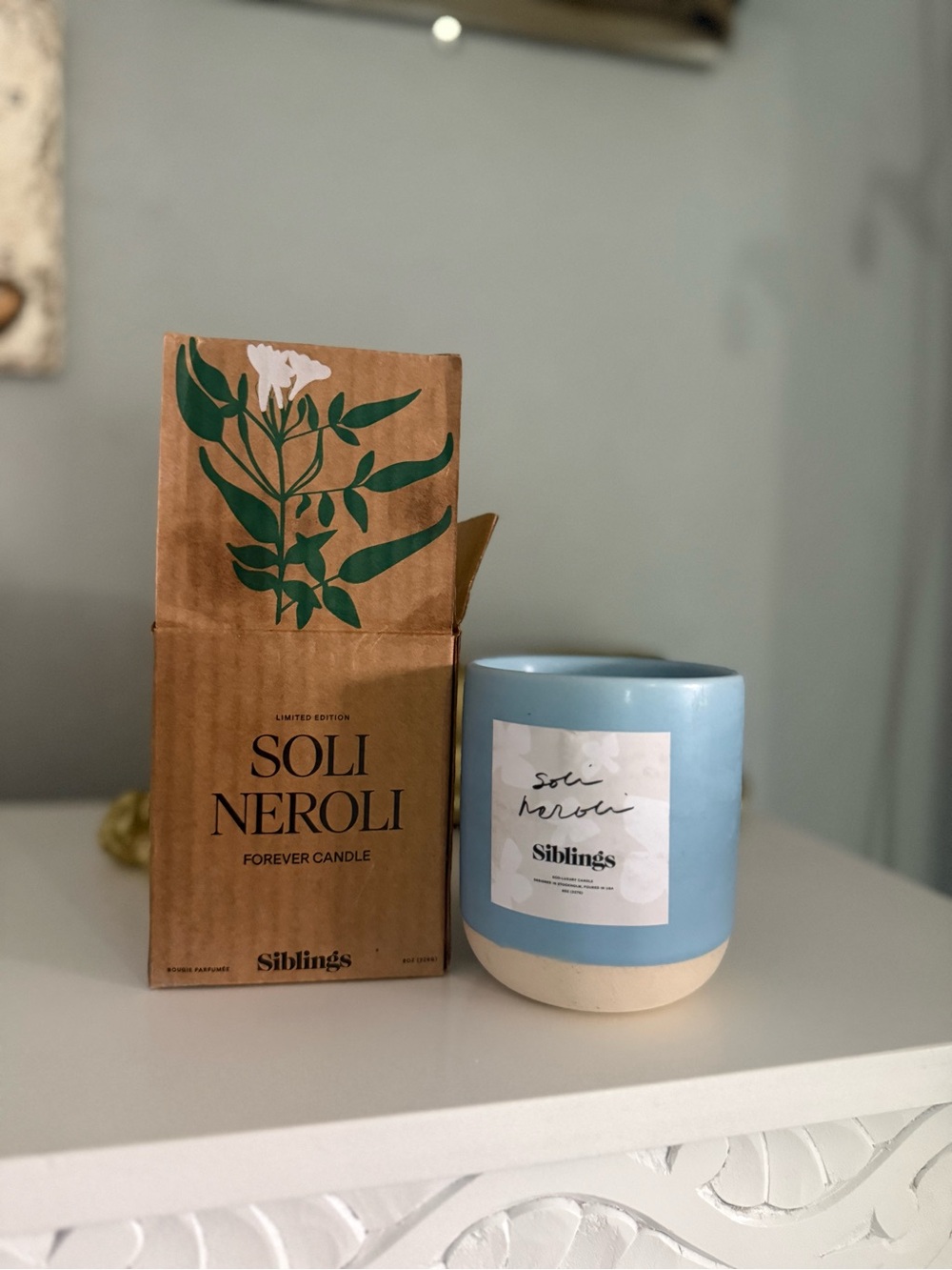 Siblings Soli Neroli Candle- Limited Edition